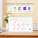 15.6 Inch Smart Digital Calendar Wall Planner & Chore Chart, IPS FHD 1920x1080 Touchscreen Interactive Display for Family Schedules, Streamline Household Organization by TinyTreasures Baby Boutique