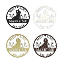 Personalized Wedding Gifts | Custom Metal Signs| Couples Gift for Her | Wedding Date Sign | Engagement Gift | Anniversary Gift | Bridal Shower Gift | Wedding Anniversary Gift | Metal Art by CozyNest Decor