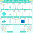 Baby Healthcare and Grooming Kit, 28 in 1 Portable Baby Essentials Kit Electric Nail Trimmer Set with Gas Relief Hair Brush Comb Nasal Aspirator for Newborn Boys Girls (Green) by TinyTreasures Baby Boutique
