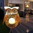 Wind Chimes Outdoor Indoor Decor: Birthday Gifts for Mom Grandma - Outside Lights for Garden Yard Patio Porch(Owl) by CozyNest Decor