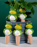 4 Pack Plant Watering Devices, Frog Shape Terracotta Watering Spikes, Vacation Self Watering Planter Insert, Automatic Plant Waterer for Indoor Outdoor Plants (Big Frog) by GreenHaven Gardens