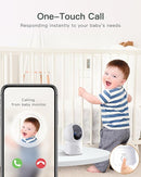 ARENTI Baby Monitor 2 Cameras, Smart Baby Camera with 5-Inch Wireless Display, Super Night Vision, Temperature Sensor, Sound Detection, Auto Motion Tracking, 2-Way Audio, VOX Mode(B2 Set) by TinyTreasures Baby Boutique