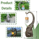 Elephant Statue Solar Garden Decor with Glass Ball Lights,Outdoor Elephant Decor for Birthday Gifts Women, Garden, Patio, Yard, Lawn by GreenHaven Gardens