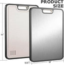 Titanium Cutting Board for Kitchen – Large Double-Sided Food Grade Boards, 16”×11” Pure Titanium & Wheat Straw, Dishwasher Safe, Easy to Clean for Meat, Vegetables & Fruits by CozyNest Decor