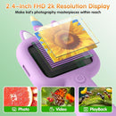 Microscope for Kids - Mini Pocket Kid's Microscope Handheld, 2.4" - 600X FHD Digital Microscope Educational Science Toys, Outdoor Toys for Kids Ages 4-8 8-12, Boys & Girls Christmas Birthday Gifts by TinyTreasures Baby Boutique