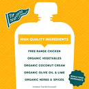 Serenity Kids 6+ Months Baby Food Pouches Chicken Coconut Curry Puree - Ethically Sourced Chicken & Non-GMO Veggies - BPA-Free for Baby Food Pouch - 3.5 Oz, 6 Pack by TinyTreasures Baby Boutique