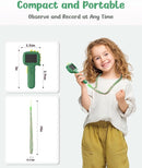 Microscope Camera for Kids Gifts Toys- Handheld Pocket Microscopes with 2.4" Screen and Autofocus - Mini Digital Educational Science Kit for Christmas Birthday for Age 3-5 5-7 8-12 Girls Boys (Green) by TinyTreasures Baby Boutique