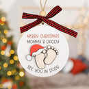 Baby First Christmas Ornament 2025, Expecting Baby Ornament 2026, New Mommy & Daddy Gift, Gifts for Expecting Parents Mom to be, New Baby Ornaments, Pregnancy Ornament for Mommy & Daddy to be by TinyTreasures Baby Boutique