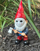Garden Gnomes Halloween Decorations Gift Christmas Gnome Home Decor Gnome Statue Holding Axe by GreenHaven Gardens