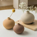 Ceramic Vase Set of 3, Bud Vases for Modern Farmhouse Home Decor, Cute Vases, Small Flower Vases for Dining Table Centerpieces,Living Room,Shelf,Mantel and Entryway Display by CozyNest Decor