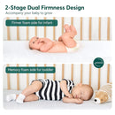 BABELIO Breathable Crib Mattress, Dual-Sided, Memory Foam, Waterproof, Removable and Machine-Washable Cover, for Toddler and Baby 52" x 27.5" by TinyTreasures Baby Boutique