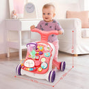 CUTE STONE Baby Walker for Boys Girls, 2 in 1 Sit-to-Stand Learning Walker and Activity Center, Baby Walking Toy, Early Learning Push Toy Gift for Infant by TinyTreasures Baby Boutique