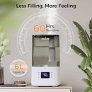 BOXING 6L Warm & Cool Mist Humidifiers for Bedroom, Air Humidfier for Large Room with Remote Control, Auto Mode Perfect for Baby & Plants, Top Fill, Sleep Mode, Timer, Essential Oil Tray, 60H by TinyTreasures Baby Boutique