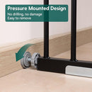 Babelio Baby Gate for Doorways and Stairs, 26-40" Auto Close Dog Gate, Easy-Install Pressure Mounted Satey Door, No Drilling Safety Gate for Child and Pets, Pressguard, Black by TinyTreasures Baby Boutique