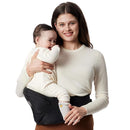 Momcozy Hip Seat Baby Carrier - Adjustable Waistband with Original 3D Belly Protector, Ergonomic Carrier with Various Pockets for Newborns & Toddlers up to 45lbs (Black, Large) by TinyTreasures Baby Boutique