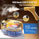 Handheld Steam Cleaner, 10s Fast Handheld Heating Steamer for Cleaning 15-in-1 High Pressure Steam Cleaner for Home & Kitchen, Grease, Grout, Tile,Floor,Couch and Car by TinyTreasures Baby Boutique