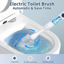 Electric Toilet Brush, HKFIF Toilet Brush with Holder, 360 Degree Powerful Cleaning Easily Eliminate Stains and Residue, 2 Speeds Rechargeable Motorized Toilet Scrubber by CozyNest Decor