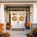 Fall Wreath for Front Door, 24 Inch Autumn Wreath with Pumpkins, Peony, Sunflowers & Dahlias, Fall Decorations for Home, Artificial Flowers Harvest and Thanksgiving Indoor & Outdoor by CozyNest Decor