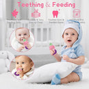 WAJIAYON Baby Fruit Feeder Pacifier | Infant Food Feeder Pacifier & Food Dispensing Spoon | Mesh Fresh Fruit Teethers for Babies | Silicone Feeder Baby Shower Gifts for Boys and Girls (Pink) by TinyTreasures Baby Boutique