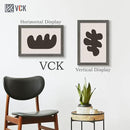 VCK 12x18 Frame Set of 3, Gray Solid Wood Poster Picture Frame, Exclusive Wood Grain, Wall Gallery Frame by CozyNest Decor