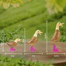 GUTE Duck Yard Decorations Yard Art Garden Puddle Ducks with Pink Spotted Wellies Boots, Valentine's Day Yard Statues, Duck Figurine Statue - Waterproof Indoor & Outdoor Lawn Ornament by GreenHaven Gardens