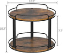 LAMU 12.2'' Wood Lazy Susan Turntable Organizer for Cabinet, 2 Tier Lazy Susan Spice Rack Organizer for Kitchen, Table Top, Countertop, Pantry, Bathroom by CozyNest Decor