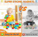 Magnetic Blocks,1.41 inch Large Building Blocks for Kids Ages 3-5 4-8 Sensory Magnetic Cubs for Kids 1-3 Preschool Educational Gifts Toys for Toddlers 3 4 5 6 7 8 Year Old Boys Girls 28PCS by TinyTreasures Baby Boutique