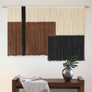 Macrame Wall Hanging Large Dip Dye Tapestry Fiber Wall Art Boho Bedroom Décor 57''W*35''L by CozyNest Decor