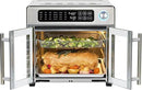 Emeril Lagasse Extra Large French Door Air Fryer Toaster Oven Combo, 24 Cooking Functions and Digital Controls, 7 Accessories Included, Stainless Steel Finish, 26QT Capacity by CozyNest Decor