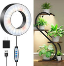 Wiaxulay Grow Lights for Indoor Plants, 48 LEDs Full Spectrum LED Plant Grow Light, Under Cabinet Grow Lamp with Auto Timer 6/12/16 Hrs, 3 Lighting Mode, 5 Brightness Levels, One Head (3.5in) by GreenHaven Gardens