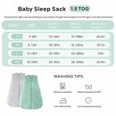 JELLYMONI Fleece Baby Sleep Sack 12-18 Months, 1.5 Tog Warm Winter Baby Wearable Blanket with Plush Dots and 2-Way Zipper, Cotton Toddler Sleep Sack by TinyTreasures Baby Boutique