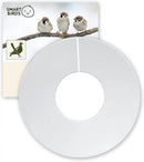SWISSINNO Big Bird Blocker Ring, Transparent, Prevent Pigeons, Crows and Other unwanted Large Birds Scaring Away Smaller Birds, for Smart Bird Feeder Davos by CozyNest Decor