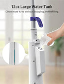 Professional Steam Mop Cleaner, 1300W Floor Steamer with Detergent Chamber, 25S Heat Up, Lightweight Steamer for Cleaning with 2 Washable Pads, Safe for Tiles, Upholstery, Carpet, Hardwood, Navy by CozyNest Decor