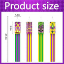 EBaokuup 4 Pcs Mardi Gras Wind Sock,41.3 Inch Mardi Gras Spinners Windsock,Purple Yellow Green Decor Windsock for Home Yard Party Mardi Gras Outdoor Decoration by GreenHaven Gardens