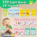 Toddler Toys Bilingual English and Spanish Talking Flash Cards for 1 2 3 4 5 6 Year Old Boys and Girls, Autism Sensory Toys for Autistic Children, Learning Educational Speech 250 Sight Words by TinyTreasures Baby Boutique