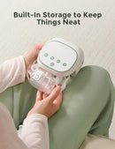 Momcozy BreezyClear Pro™ Nasal Aspirator for Baby, Hospital-Grade 75 kPa Nose Sucker with 9 Adjustable Suction Levels, Electric Nose Cleaner for Toddler, Light & Music Soothing by TinyTreasures Baby Boutique