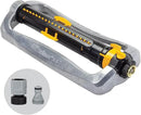 Melnor 65154AMZ XT Turbo Oscillating Sprinkler, Metal Base, 4,500 sq. ft., Quick Connect Bundle, 3-Way Adjustable, Black, Yellow by GreenHaven Gardens