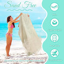 Oversized Turkish Beach Towel Blanket Cotton Giant XL Sandproof Towels Huge Linen XXL Extra Large Big Throw Quilt Blankets for Adults Beige Turtle by TinyTreasures Baby Boutique