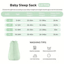 JELLYMONI Baby Sleep Sack TOG 2.5, 6-12 Months Winter Baby Wearable Blanket, 100% Cotton Infant Sleeping Sack 2-Way Zipper Warm Quilted Sleepsack by TinyTreasures Baby Boutique