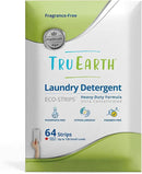 Tru Earth Platinum - Heavy Duty Laundry Detergent Sheets - Up to 128 Loads (64 Count), Fragrance Free - Ultra-Concentrated - Eco-Friendly Laundry Sheets by CozyNest Decor
