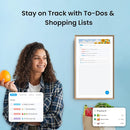 ApoloSign 21.5-inch Digital Calendar: Dual Mode Calendar with Google Play & Multi-calendar Sync, Electronic Planner & Chore Chart, Smart Touchscreen, Interactive Display for Family Schedules (Gray Wood, 21.5") by TinyTreasures Baby Boutique
