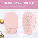 Baby Knit Mittens Toddler Boys Girls Gloves Winter Infant Newborn No Scratch Mitten 0-3 Years by TinyTreasures Baby Boutique