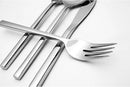 Fortessa Arezzo 18/10 Stainless Steel Flatware, 5 Piece Place Setting, Service for 1, Polished Stainless by CozyNest Decor
