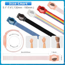 Waterproof Air Tag Bracelet for Kids (2 Pack), Soft Nylon Hidden Air Tag Wristband Full Cover Lightweight GPS Tracker Holder Compatible with Apple AirTag Band for Toddler Child (Black & Pink) by TinyTreasures Baby Boutique