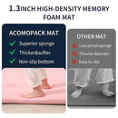 ACOMOPACK Baby Play Mat for Floor 1.3" Thick Memory Foam Play Mat 39"×59" Tummy Time Crawling with Non-Slip Bottom for Living Room,Nursery,Soft Velvet Playpen Mats for Kids,Infants（Pink） by CozyNest Decor