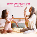 IROO Mini Karaoke Machine for Kids, 2025 TOP Toys Birthday Gifts Ideas for Girls Ages 4, 5, 6, 7, 8, 9, 10, 12+ Years Old, Portable MP3 Player with 2 Wireless Mics for Party by TinyTreasures Baby Boutique