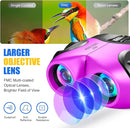 LET'S GO! Binocular for Kids, Compact High Resolution Shockproof Binoculars by TinyTreasures Baby Boutique