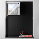 Sumobaby Blackout Curtains for Bedroom Portable 38"x64",No Drill Blackout Shades with Upgraded Hook&Loop Tapes,100% Black Out Window Cover,Thermal Insulated Blinds for Bedroom,Nursery(1 Panel,Black) by TinyTreasures Baby Boutique