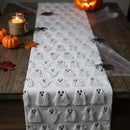 Halloween Table Runner Ghost Soft Plush Faux Fur Halloween Table Runner Hallowee Home Decor, Holiday Kitchen Dining Table Decoration for Home Party Decor 13x72 Inch by CozyNest Decor