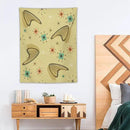 ICMOLYYENLO Boho Medieval Cat Tapestry, Abstract Atomic Starburst Geometric Aesthetic Art Wall Hanging For Bedroom Living Room Dormitory 40x60 Inches by CozyNest Decor